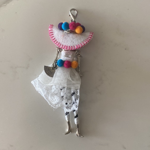 Day of the Dead purse bag charm - Picture 2 of 2